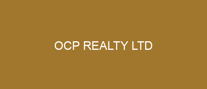 OCP REALTY LTD